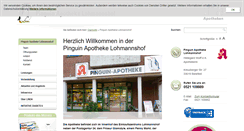 Desktop Screenshot of pinguin-apotheke-bielefeld.de